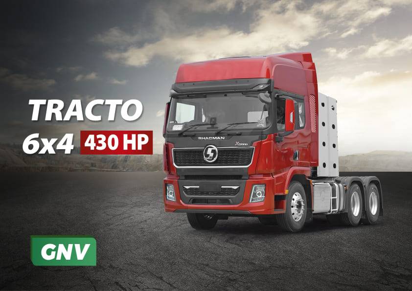 TRACTO SHACMAN 6X4 GNV